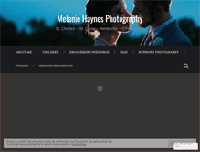 Tablet Screenshot of melaniehaynesphotography.com